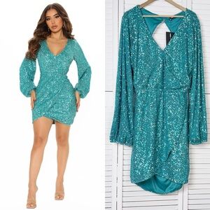 Fashion Nova party starter sequined mini dress